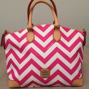 Authentic Dooney & Bourke Leather Satchel